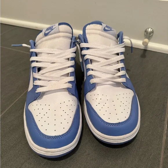 Nike Dunk Low White and Light Blue - Picture 2 of 5